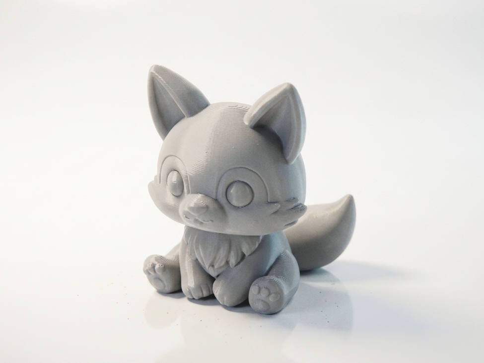 Cute Fox Figurine Chibi Animal 3D Printable