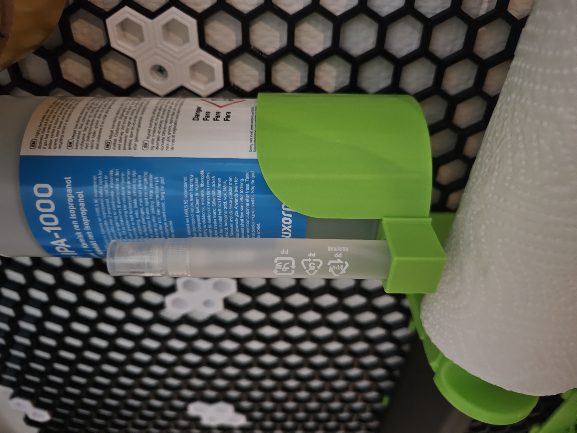 HSW Bottle holder 85mm plus spraybottle holder