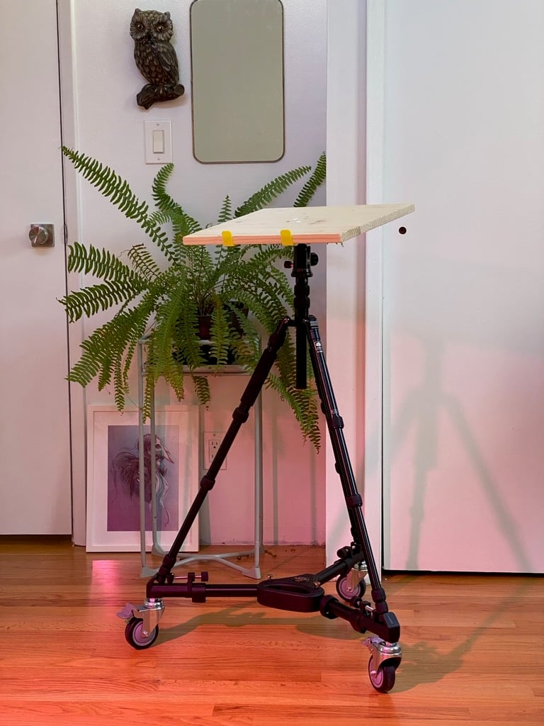 Laptop Stops for DIY Tripod Desk