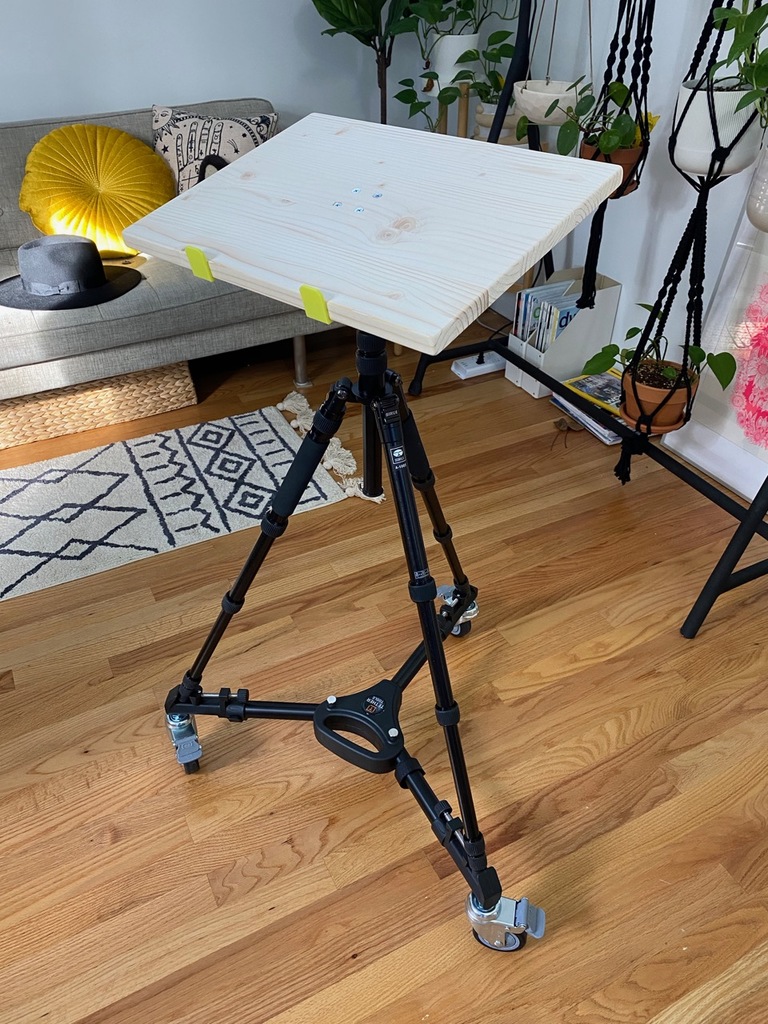 Laptop Stops for DIY Tripod Desk by sophywong | Download free STL model ...