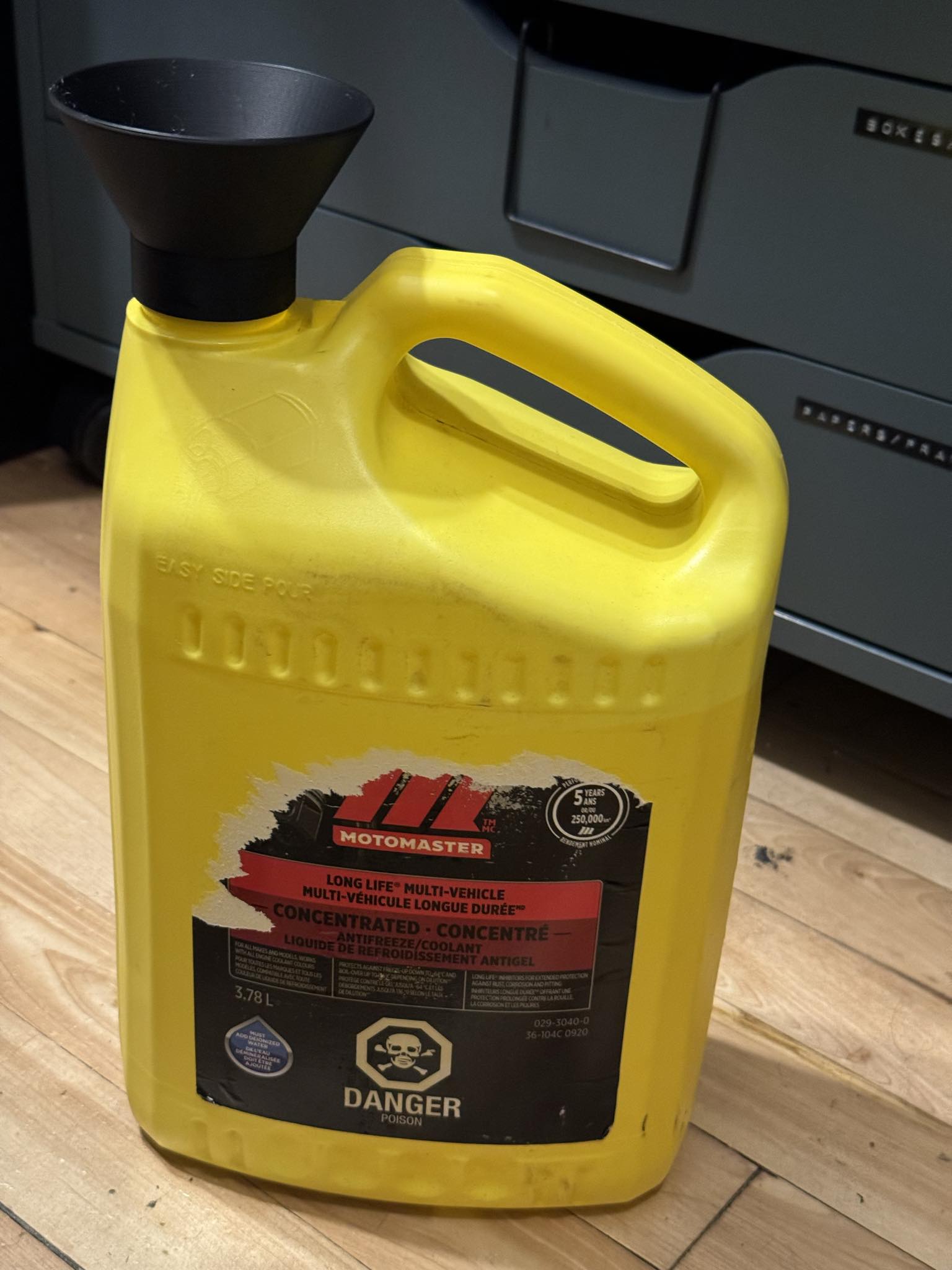 Screw On Funnel for Windshield Washer Fluid Bottle by Two Wheels Online