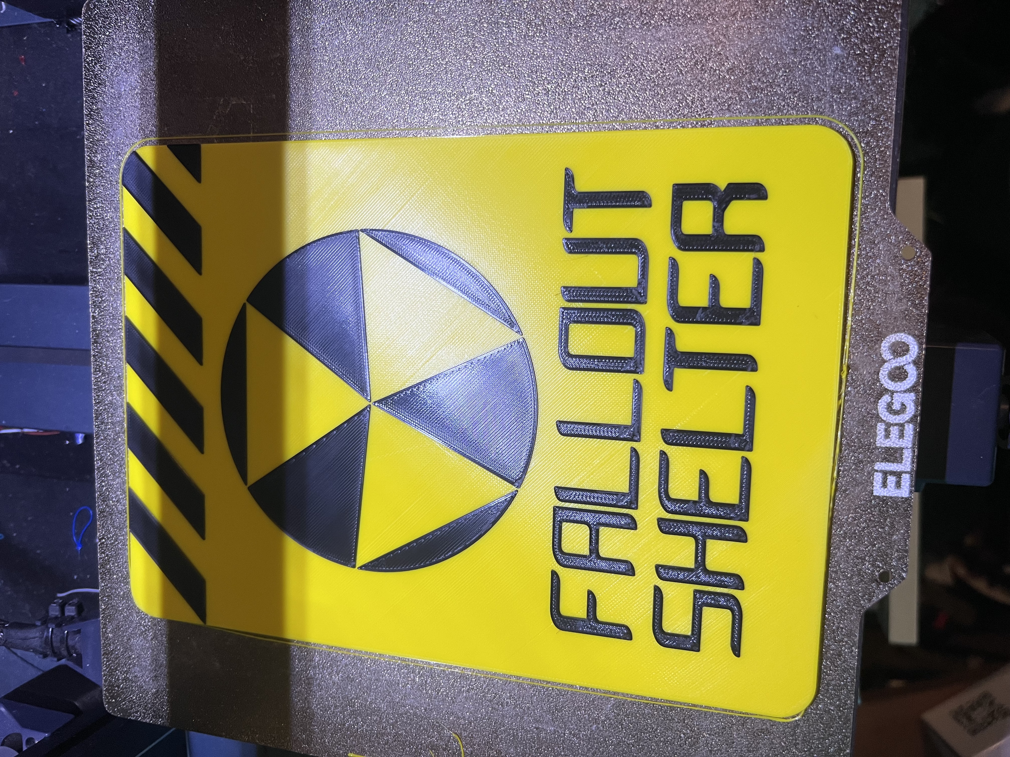 Fallout shelter sign