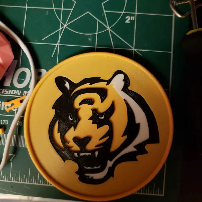 Imperial Cincinnati Bengals 5D Holographic Coaster Set