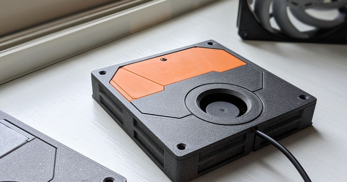 120mm Carbon Filter by BaGooN Download free STL model