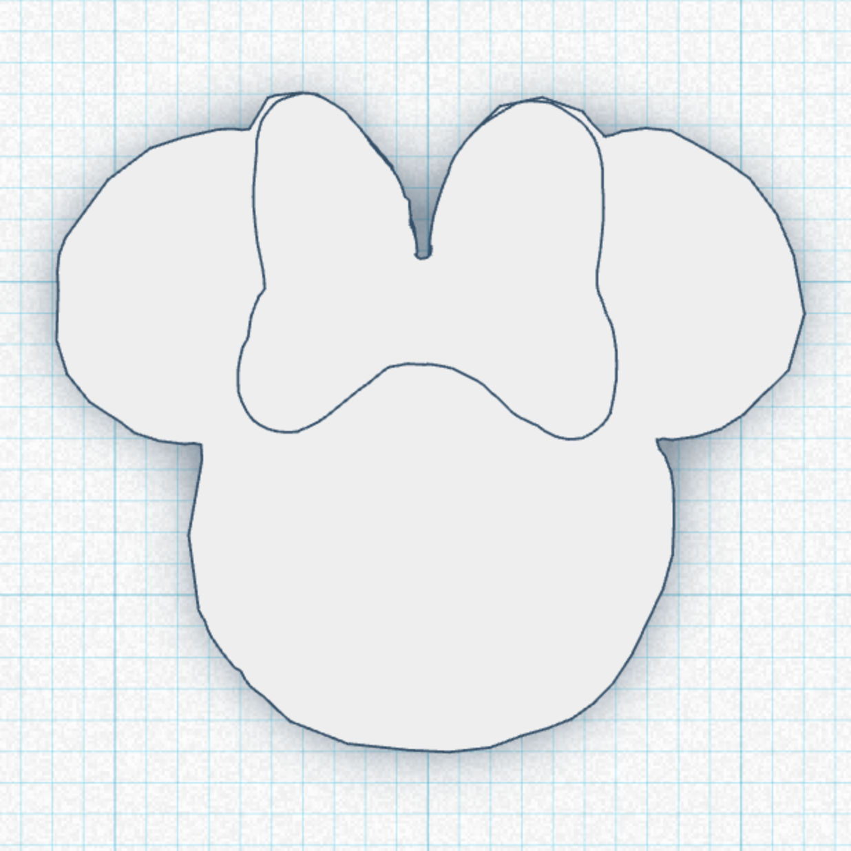 Minnie Mouse Jibbitz by Yeetus Deletus | Download free STL model ...