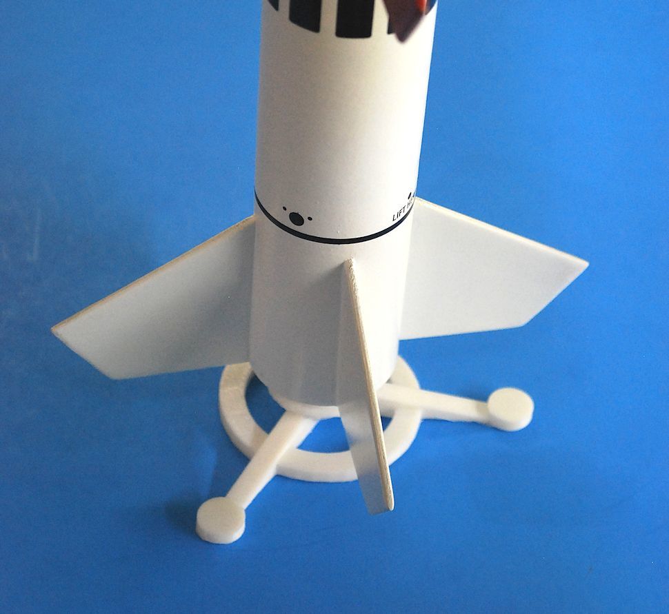Model Rocket Stands by Austin Aerospace Education Download free STL