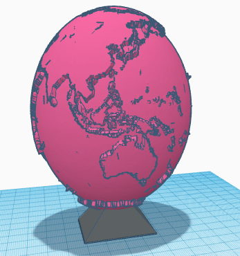 Earth egg with stand by Little Rudy Kusher | Download free STL model ...