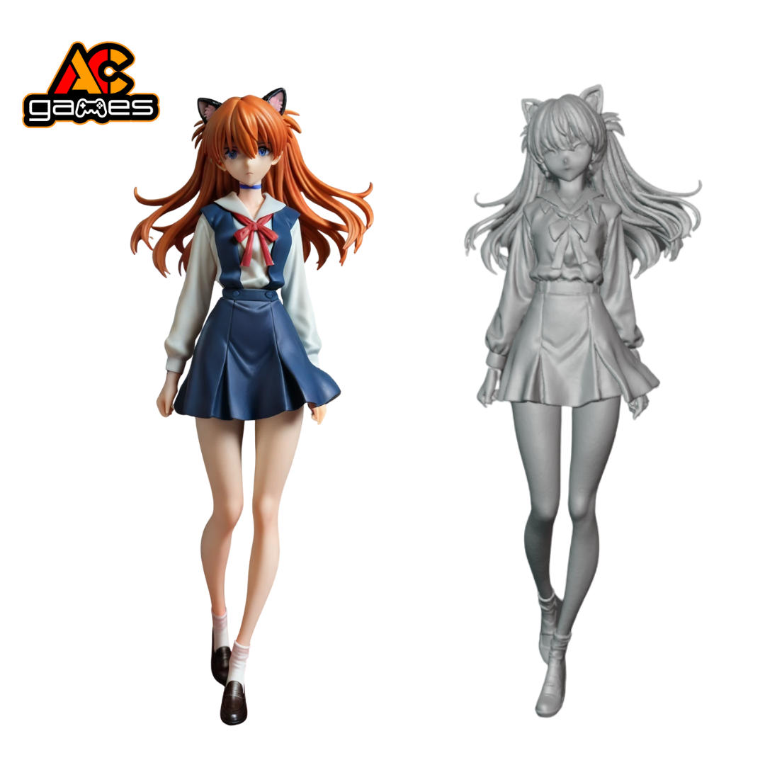 Asuka Colegiala Evangelion