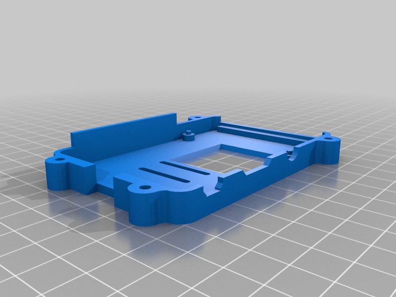 Miniatura 5 do modelo 3D Safe & Secure Raspberry Pi B2 Case - Camera & GPIO Cable Slots