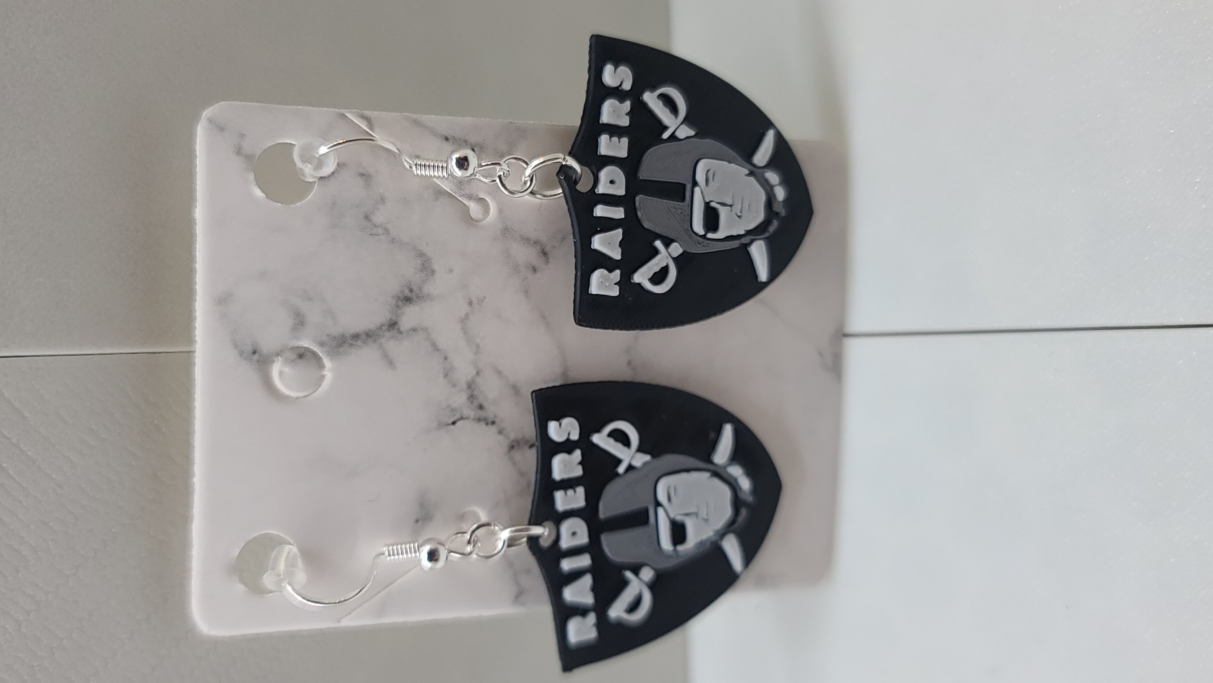 Raiders Earrings