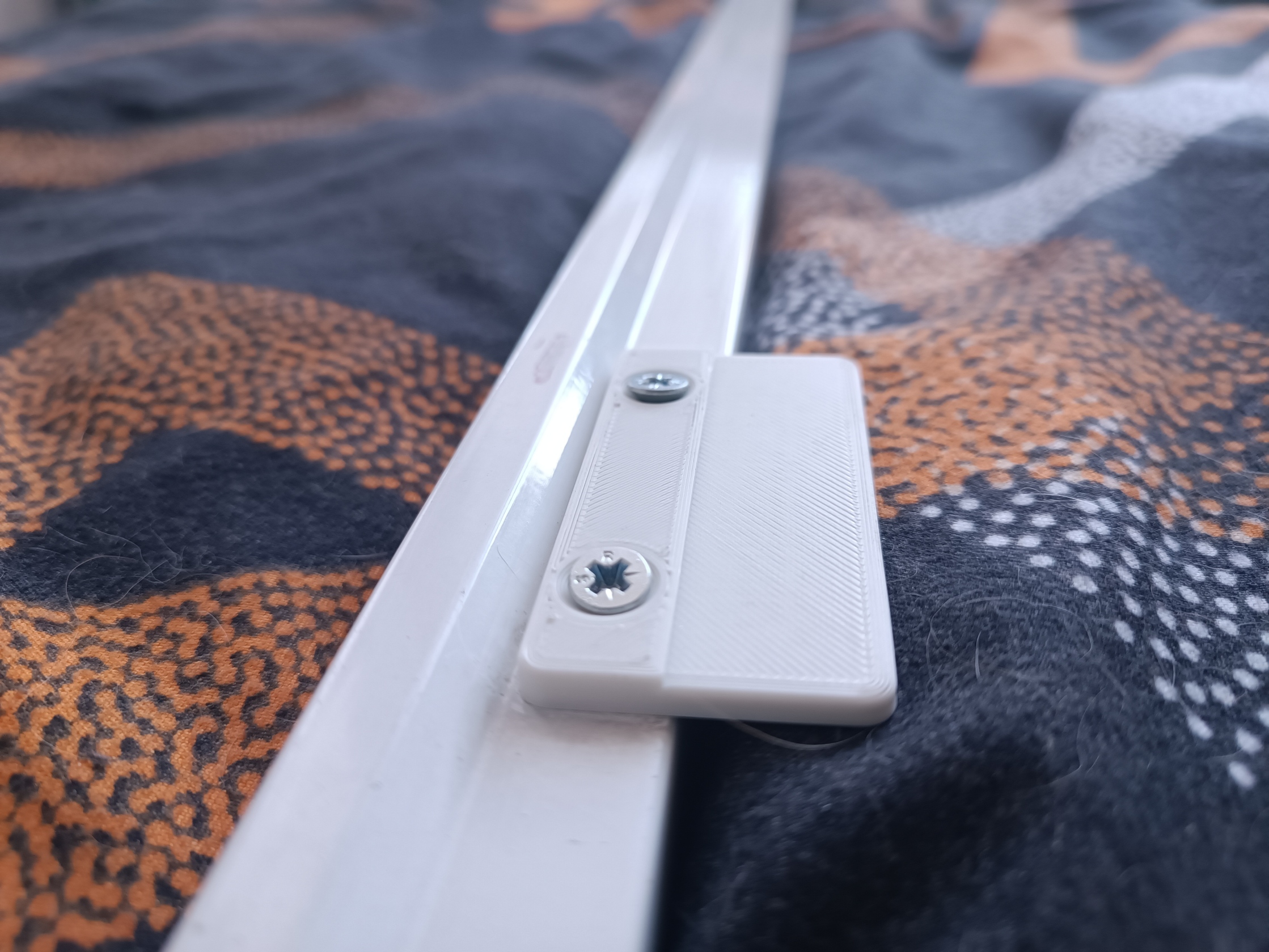 Old aluminum profile Handle for mosquito net
