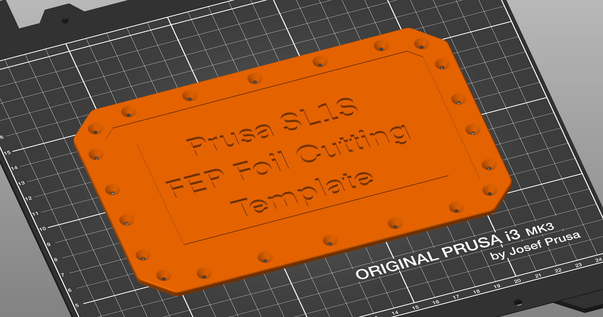 Prusa SL1S FEP Shield by ClearMindCasting, Download free STL model