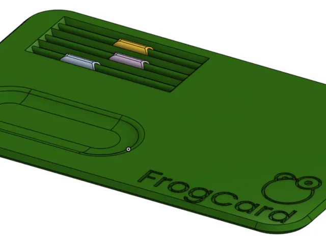 Frog Card - a fidget card for your wallet!