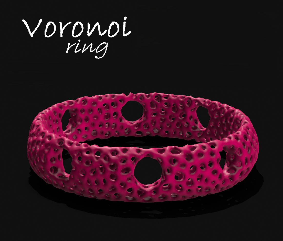Voronoi ring or braclet