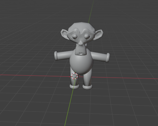 T posing Fat Monkey