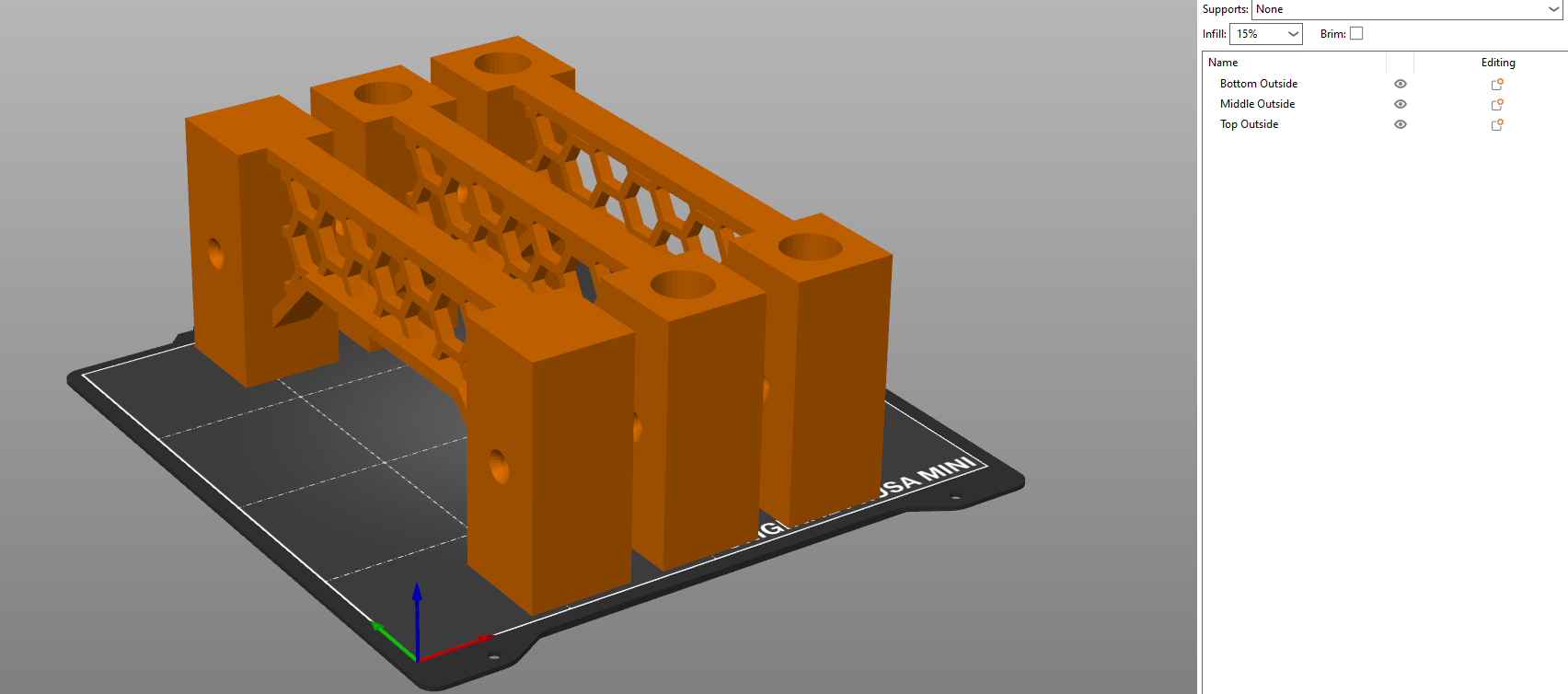Modular Spool Rack for MINI build plate