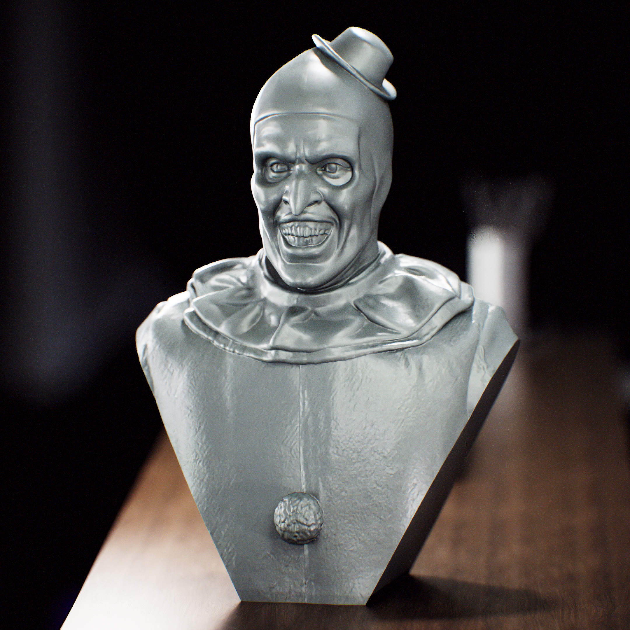 The Clown Bust from Terrifier Movie - Busto del payaso de la película Terrifier