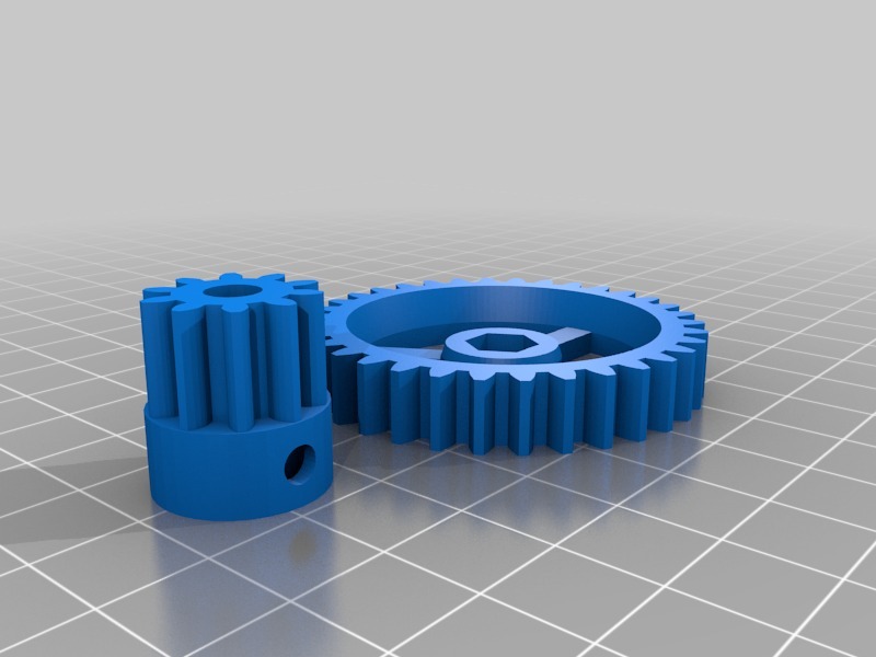 Kuro's Compact Geared Bowden Pushfit Extruder by al177 | Download free ...