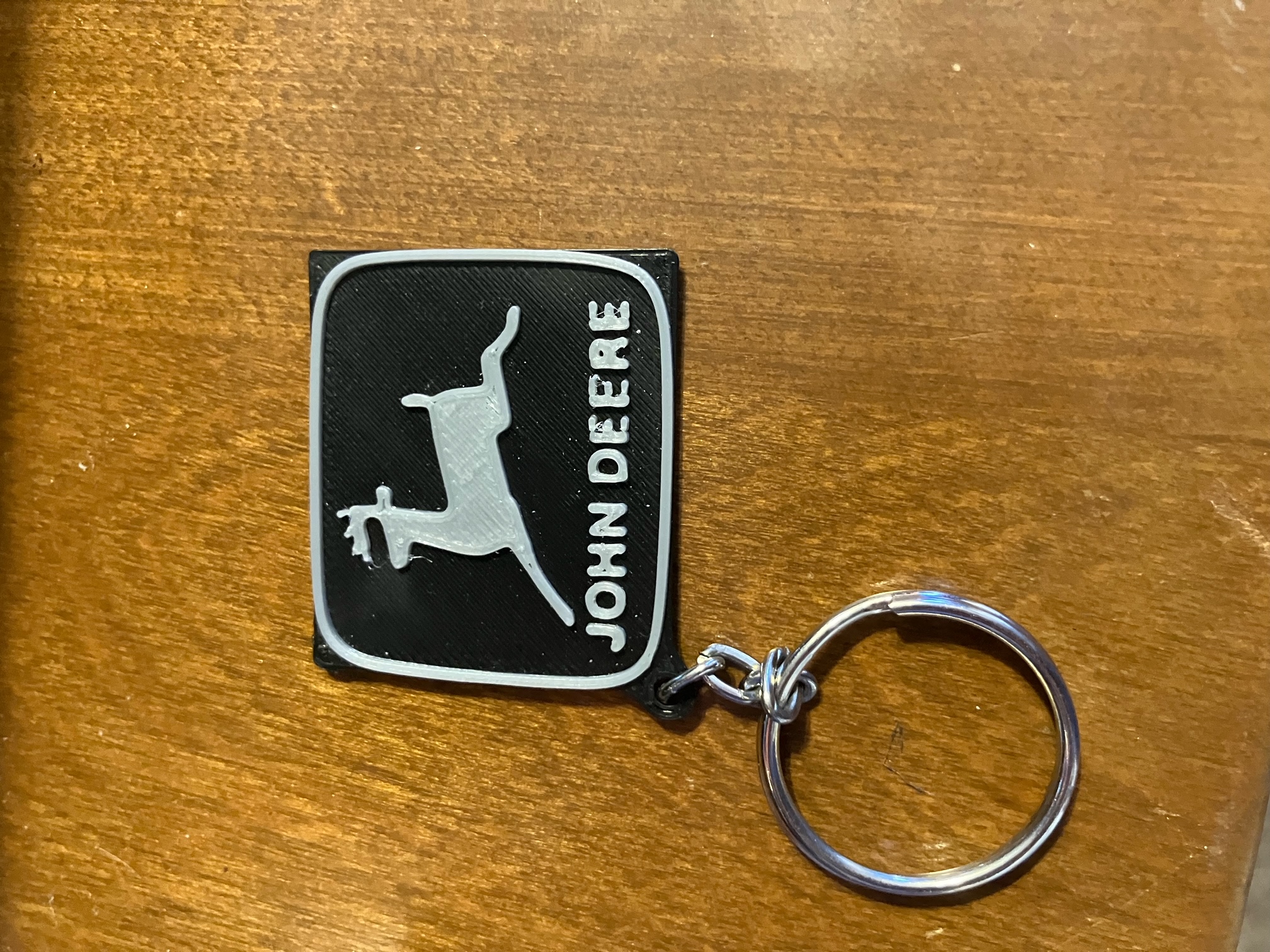 John Deere Logo Keychain