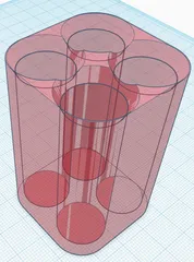 2x2 chapstick holder