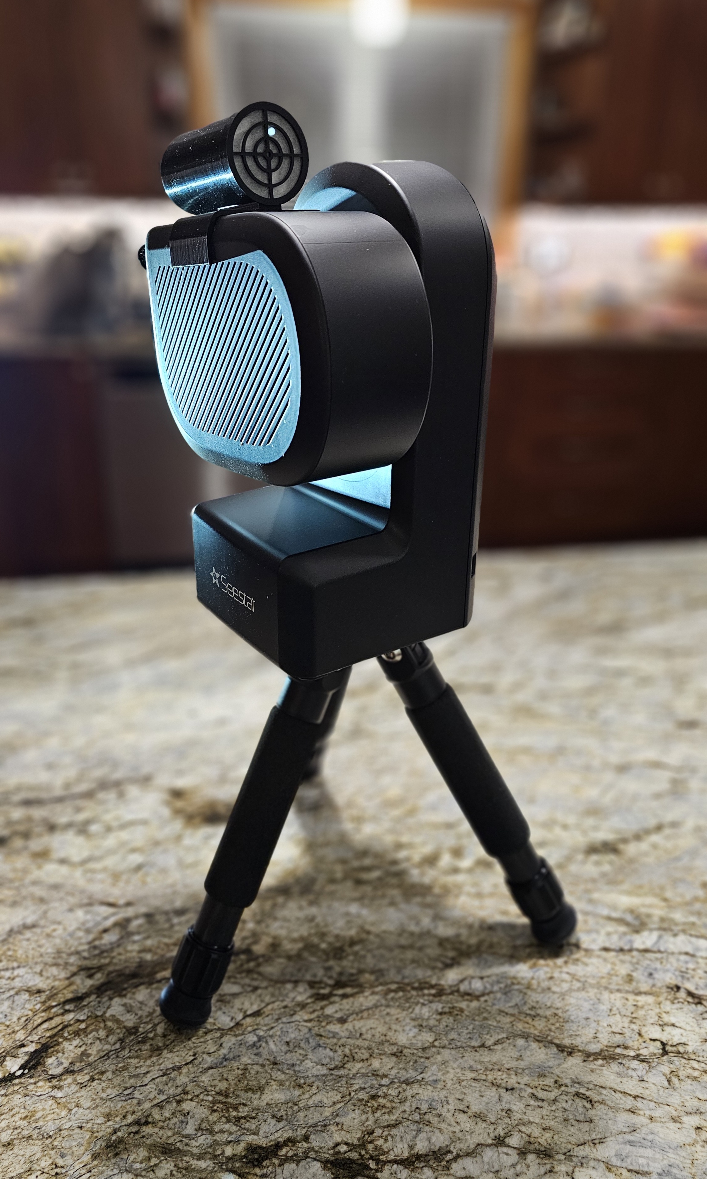 Solar finder for ZWO Seestar S50