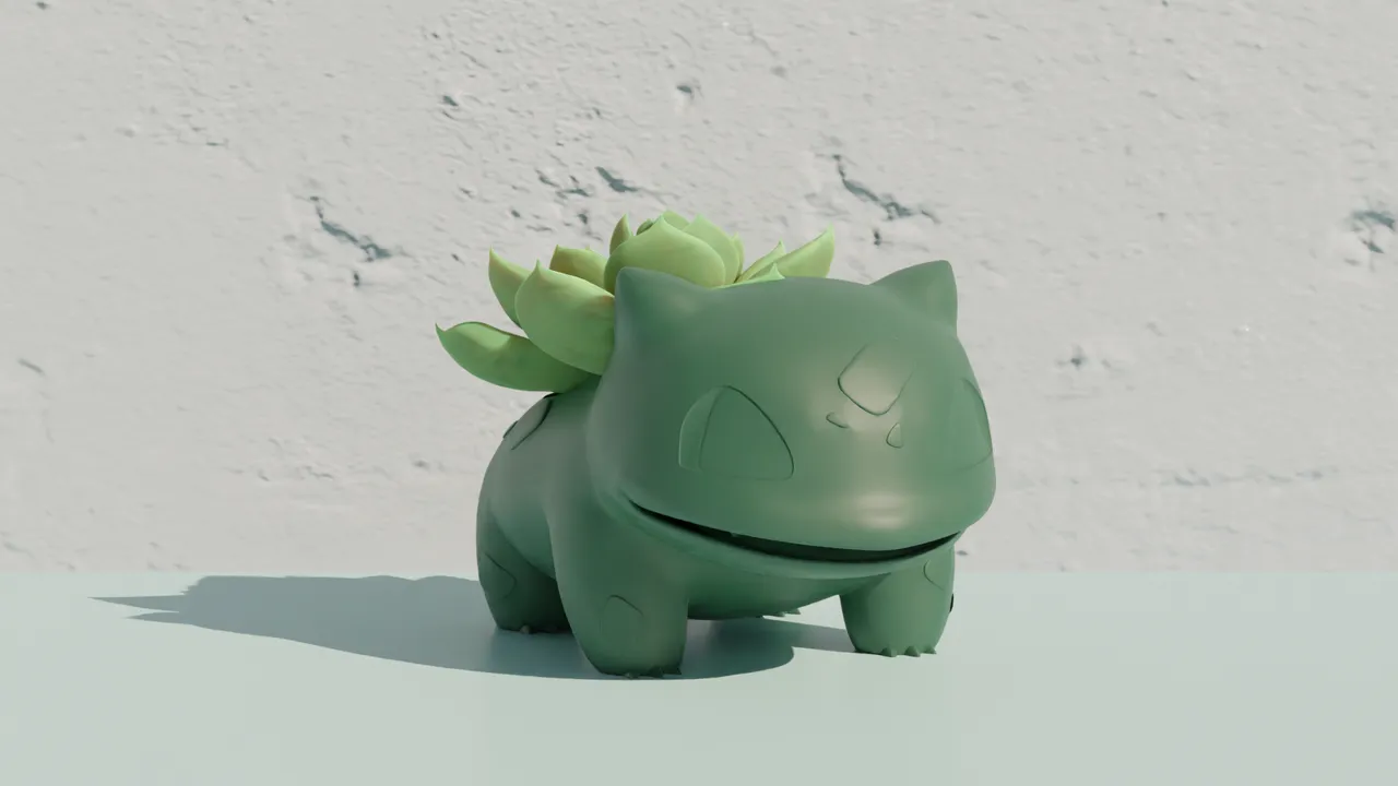 Bulbasaur - Pokemon Pot Plant by CalebTimoteo | Download free STL model |  Printables.com