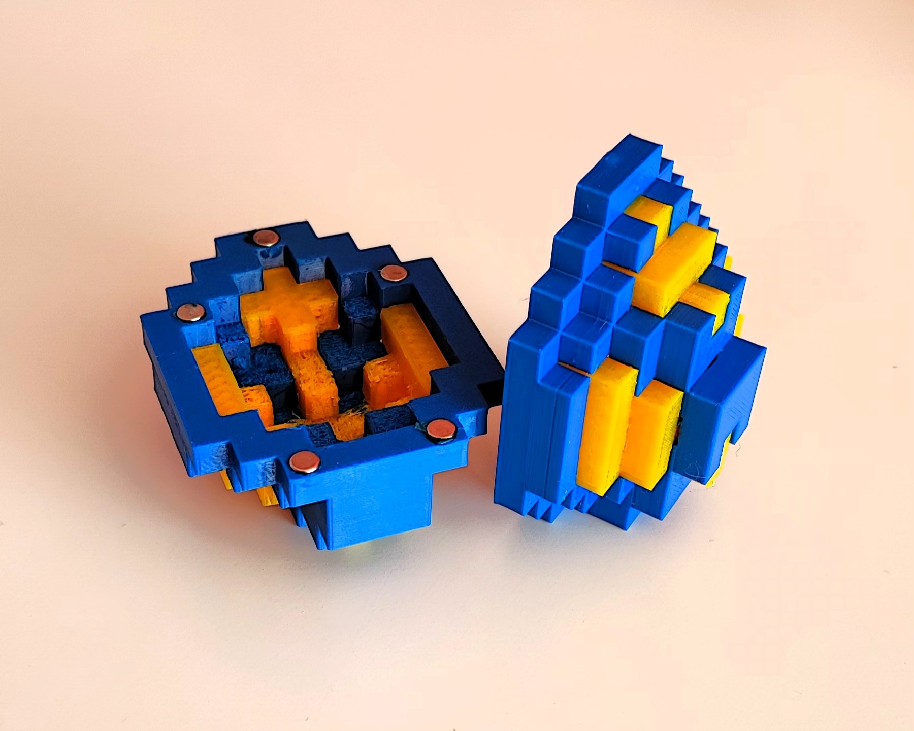 Easter Eggs MINECRAFT magnet by ERiK004 | Download free STL model ...