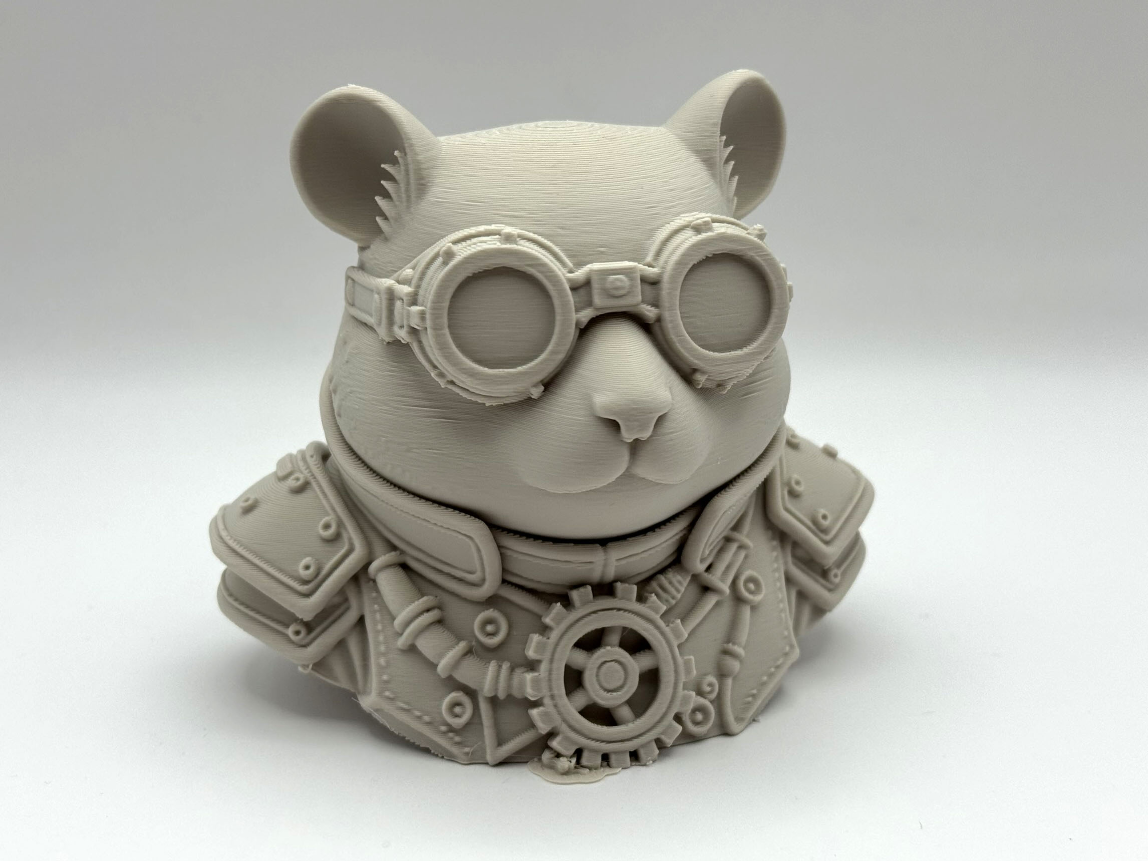 Steampunk Hamster Bust