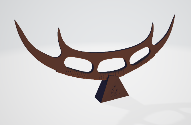 Bat'leth with display base