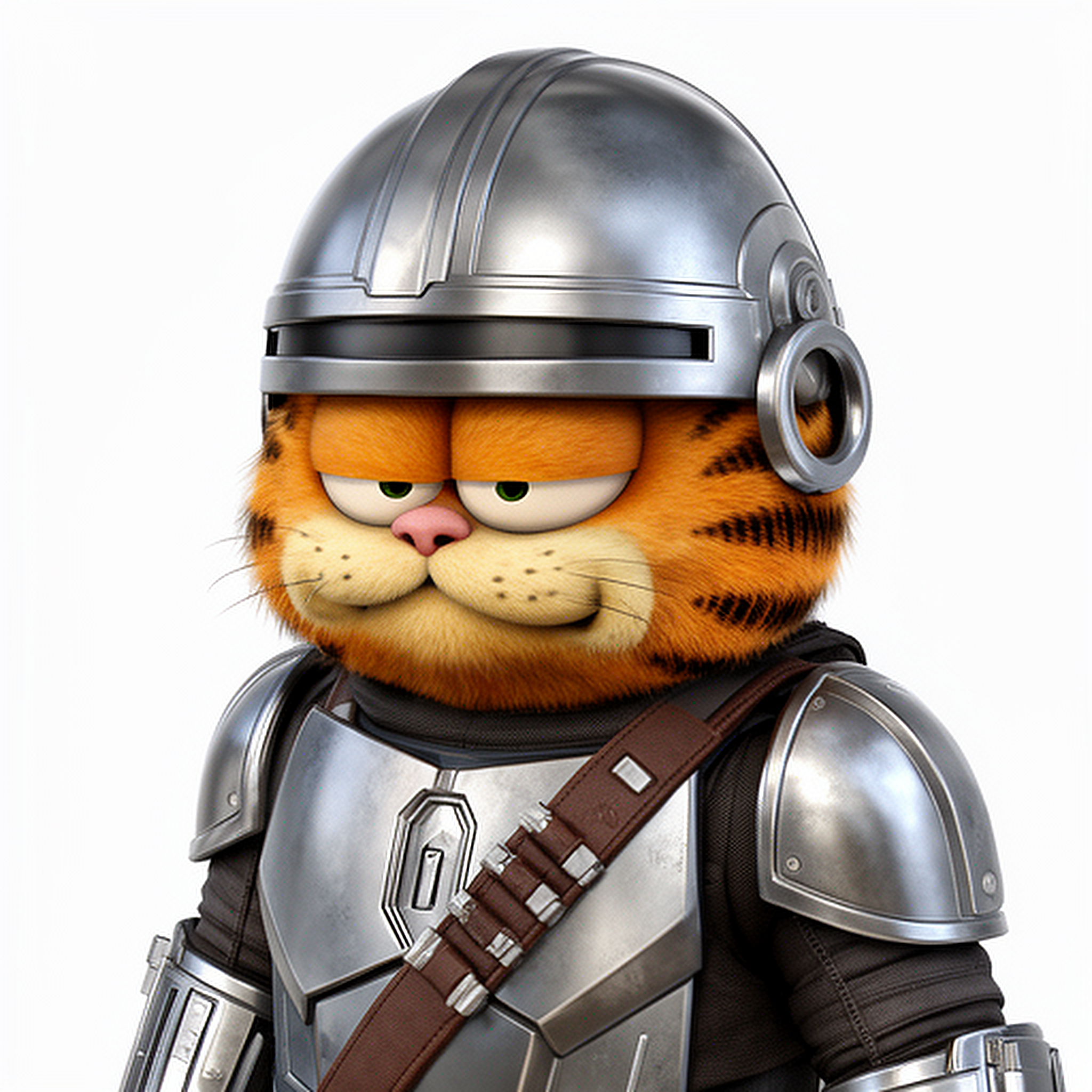 Garfield Mandalorian Ring Figure