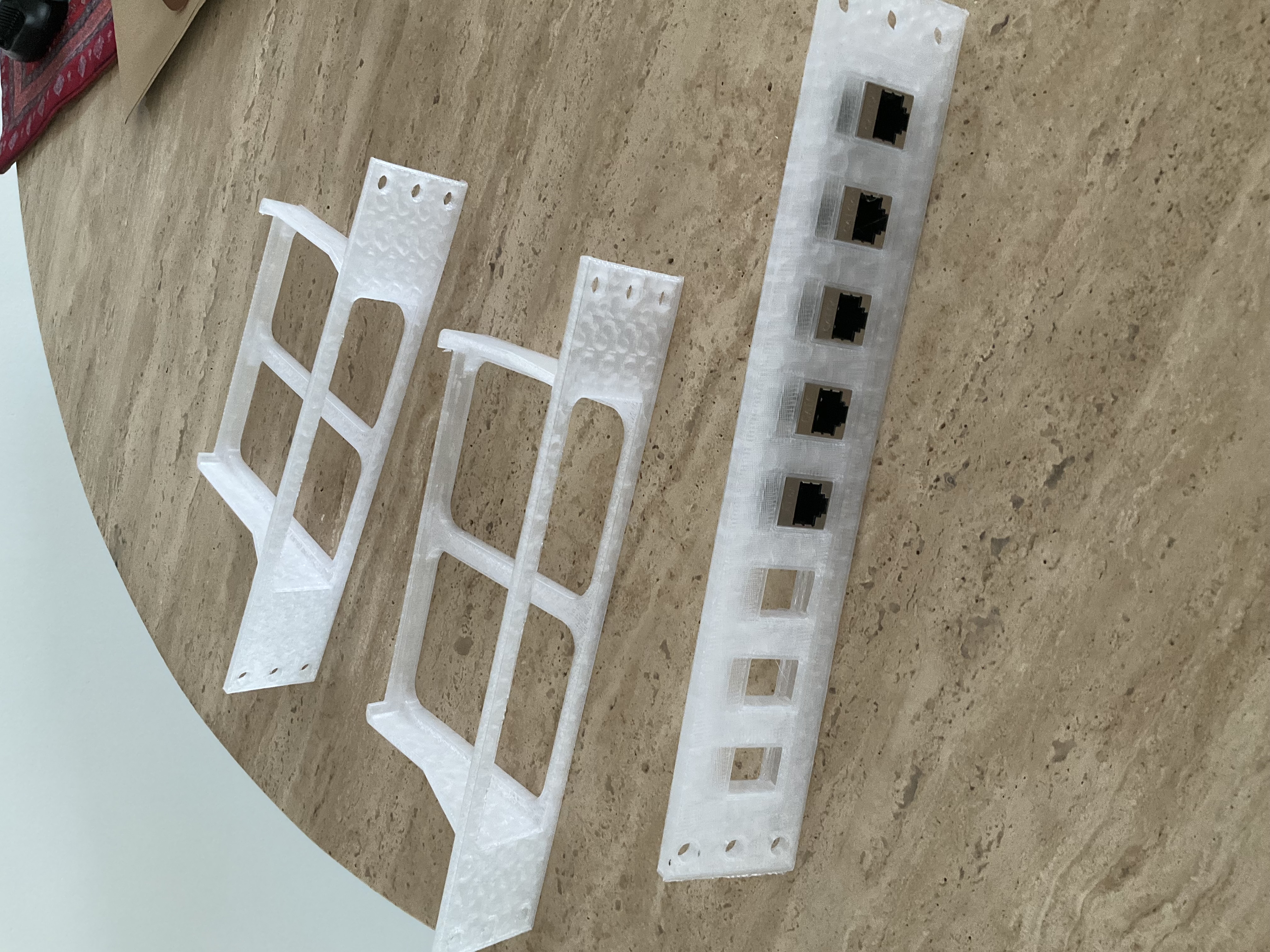 10" Rack - Half rack panels for network devices (incl. Unifi/Ubiquiti)