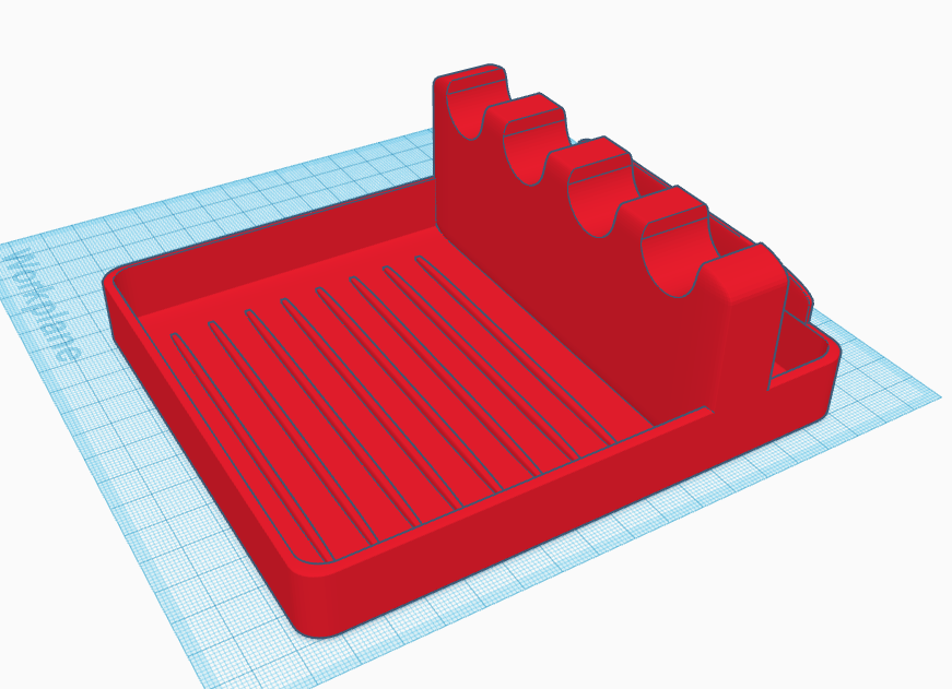 Painting Brush Holder With 4 Slots