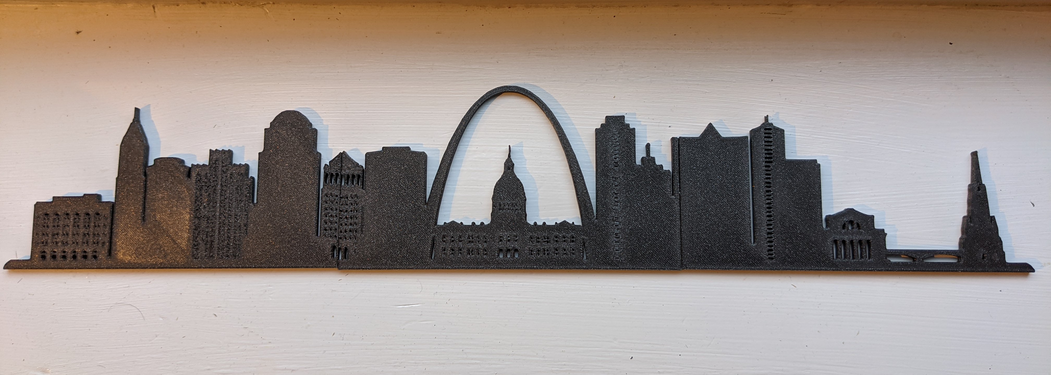 St Louis Skyline Silhouette by chvvkumar | Download free STL model ...