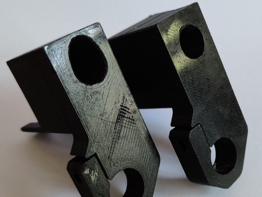 Miniatura 3 do modelo 3D HyperCube Evolution improved double Z axis linear rail bracket