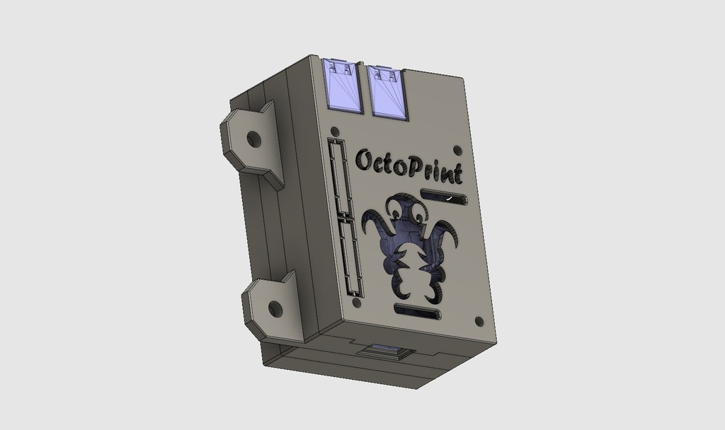 Raspberry Pi 2/3 (B/B+) relay server with 2020 profile attachment points (e.g. for OctoPrint, home automation, etc.)