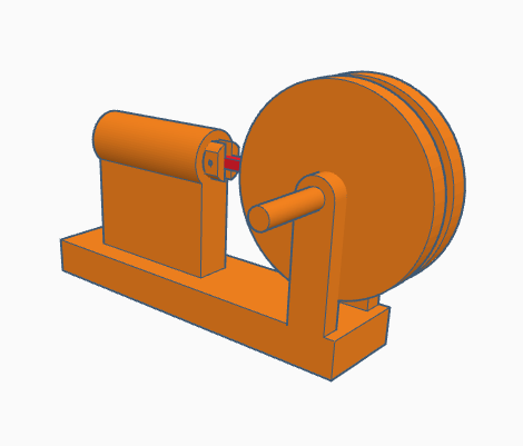 Steam engine model