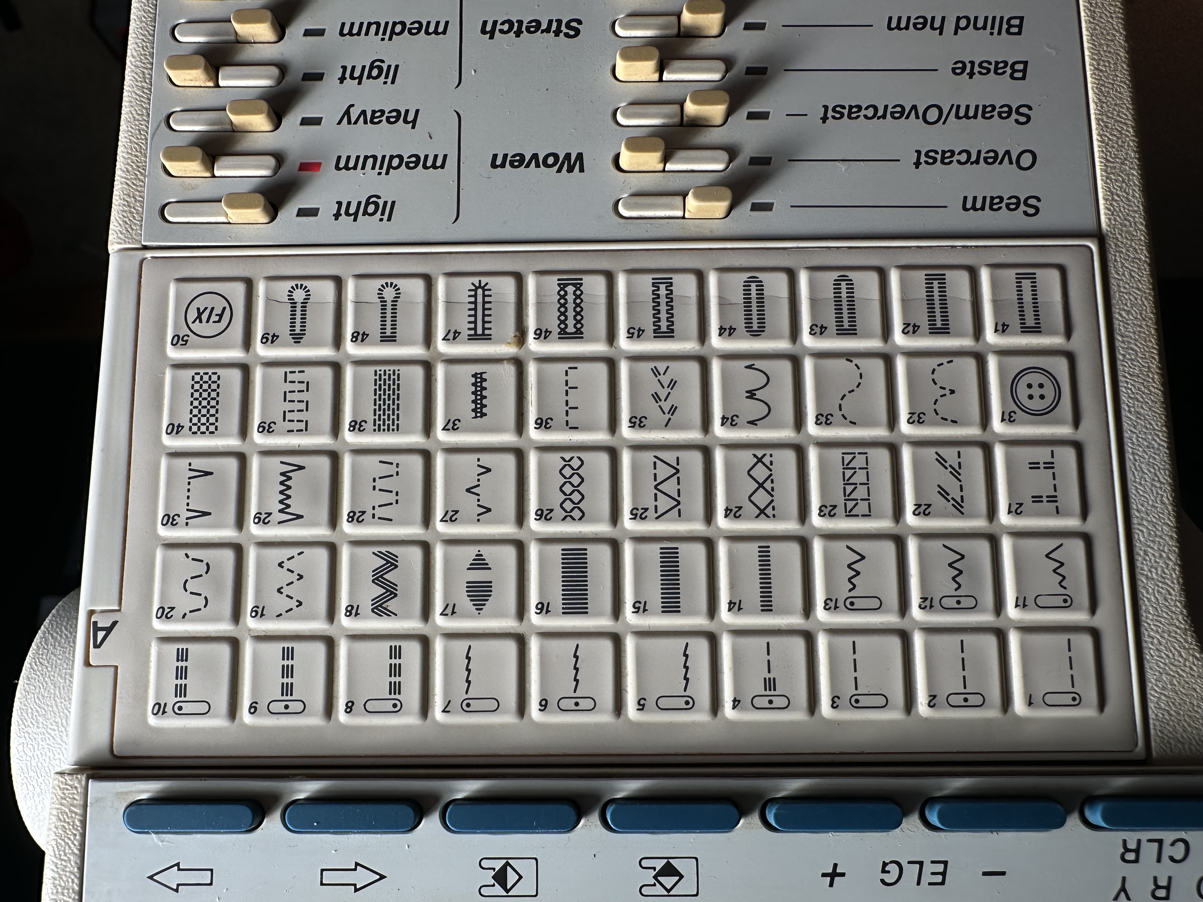 Husqvarna Viking 1100, 1200, 1250, #1, #1+ Stitch "Cassettes"