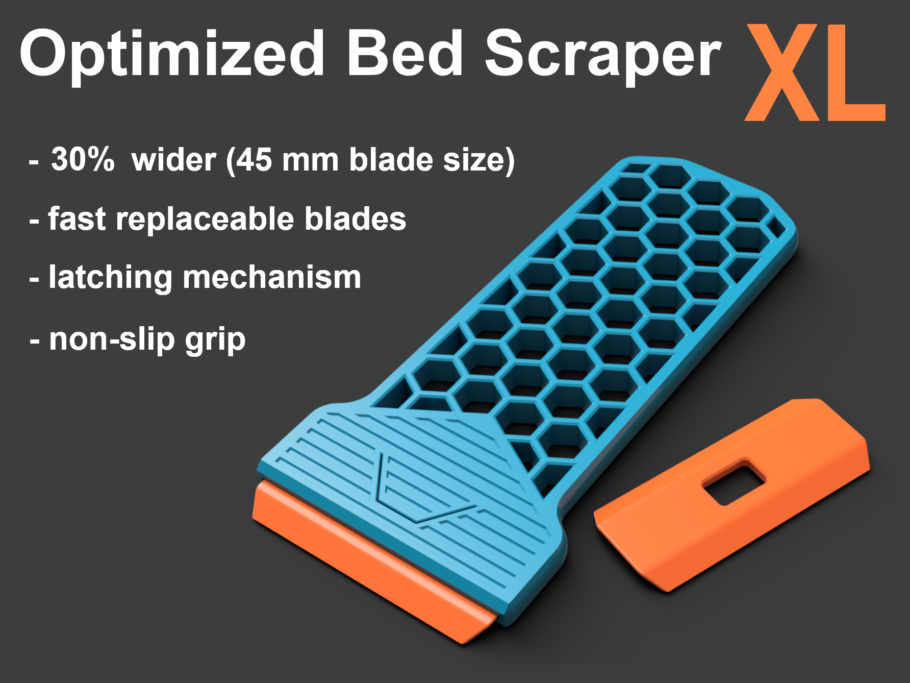 Optimized Bed Scraper XL By ThreeD Michael Download Free STL Model 
