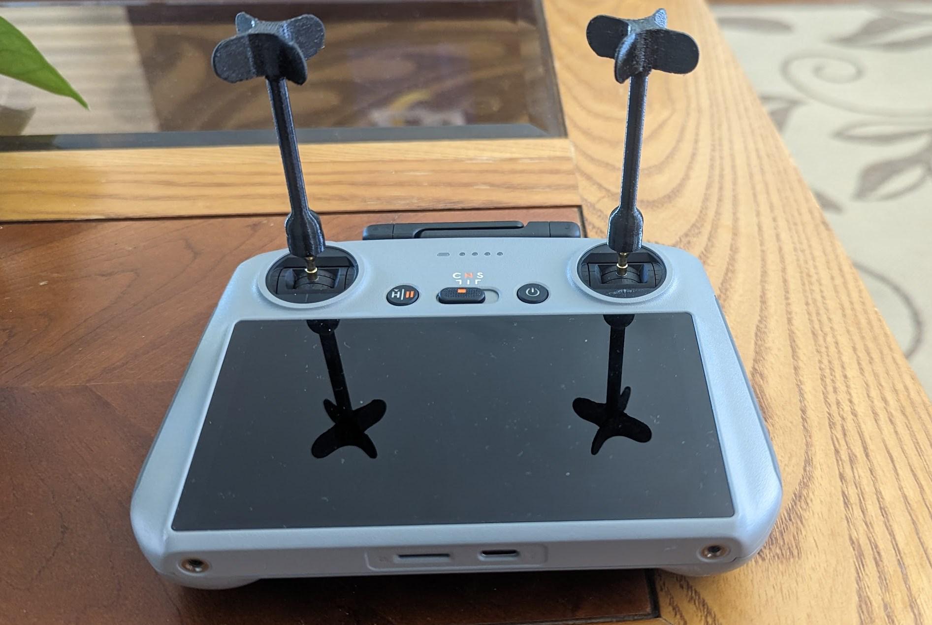 DJI RC2 joysticks to help with handicaps