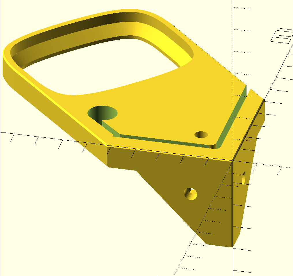 TPlink Tapo Camera holder with cable slot for Sumo enclosure Prusa XL