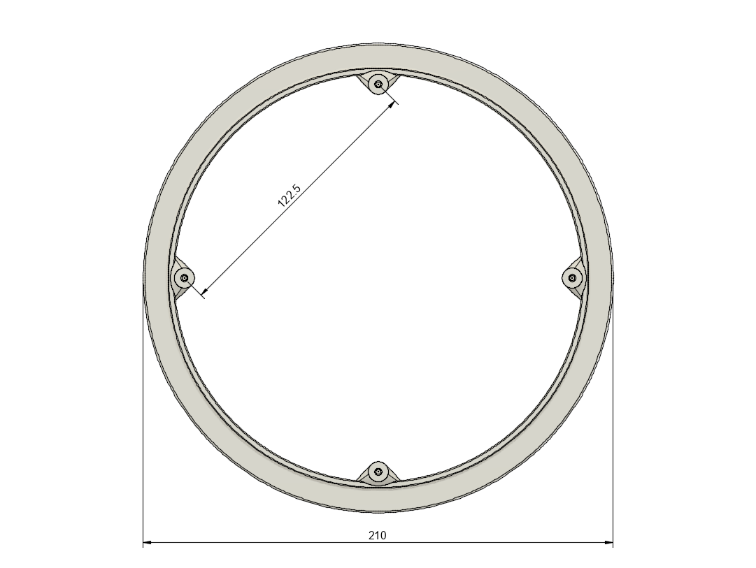 Miniatura 2 do modelo 3D Bicycle chainring guard