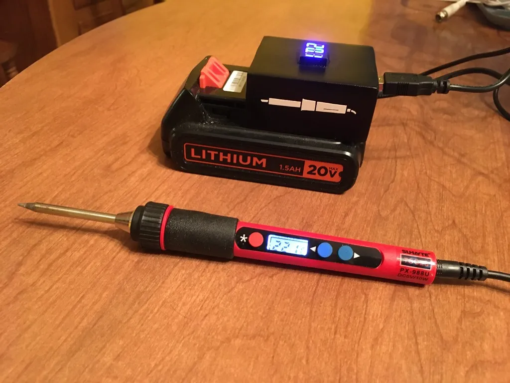 USB-C Black and Decker Tool Battey Adapter by TheOneTrueNick, Download  free STL model