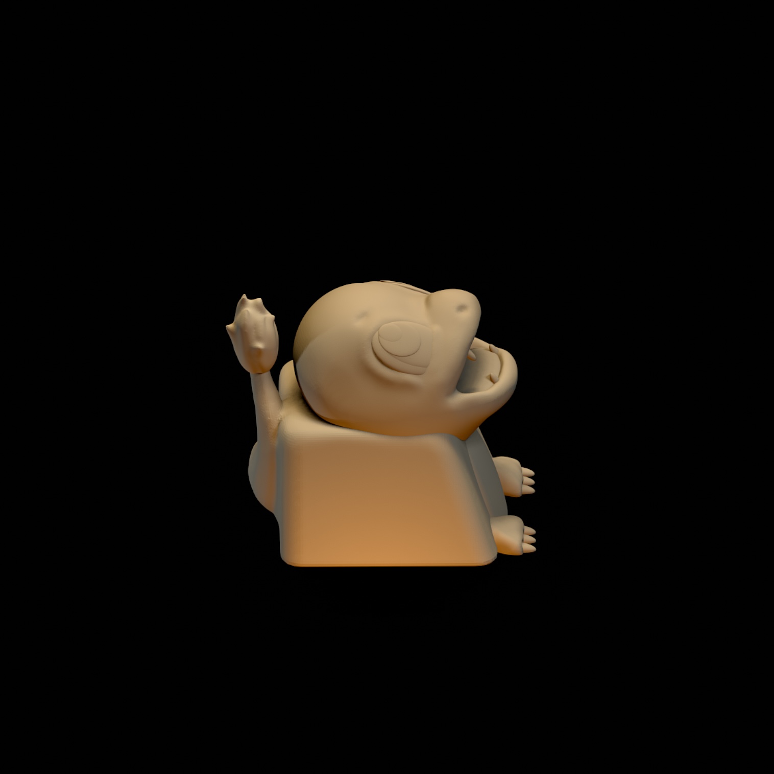 Miniatura 4 do modelo 3D CHARMANDER KEYCAP Nº0004