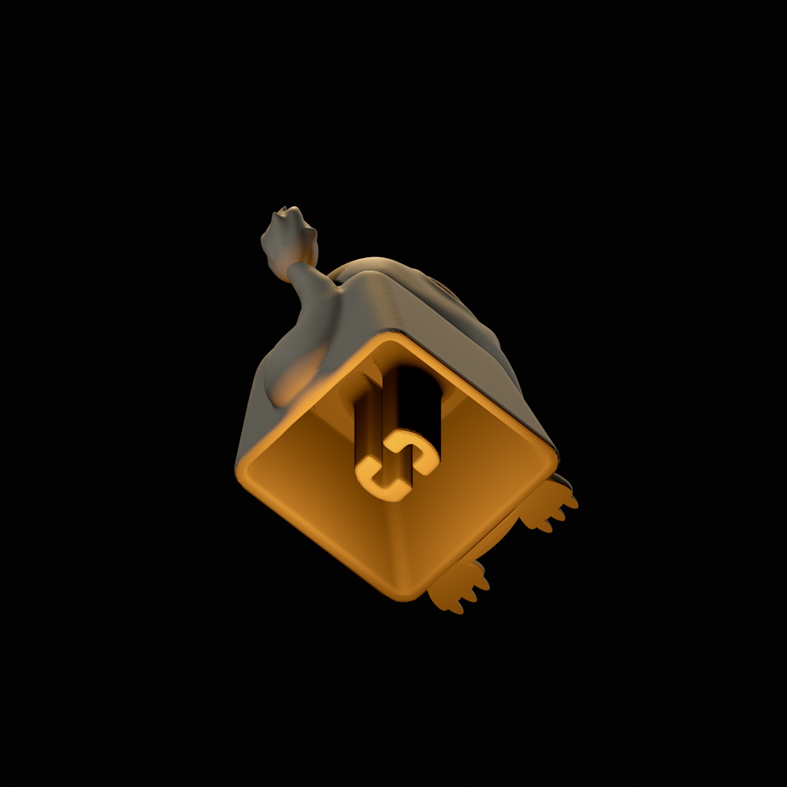 Miniatura 7 do modelo 3D CHARMANDER KEYCAP Nº0004