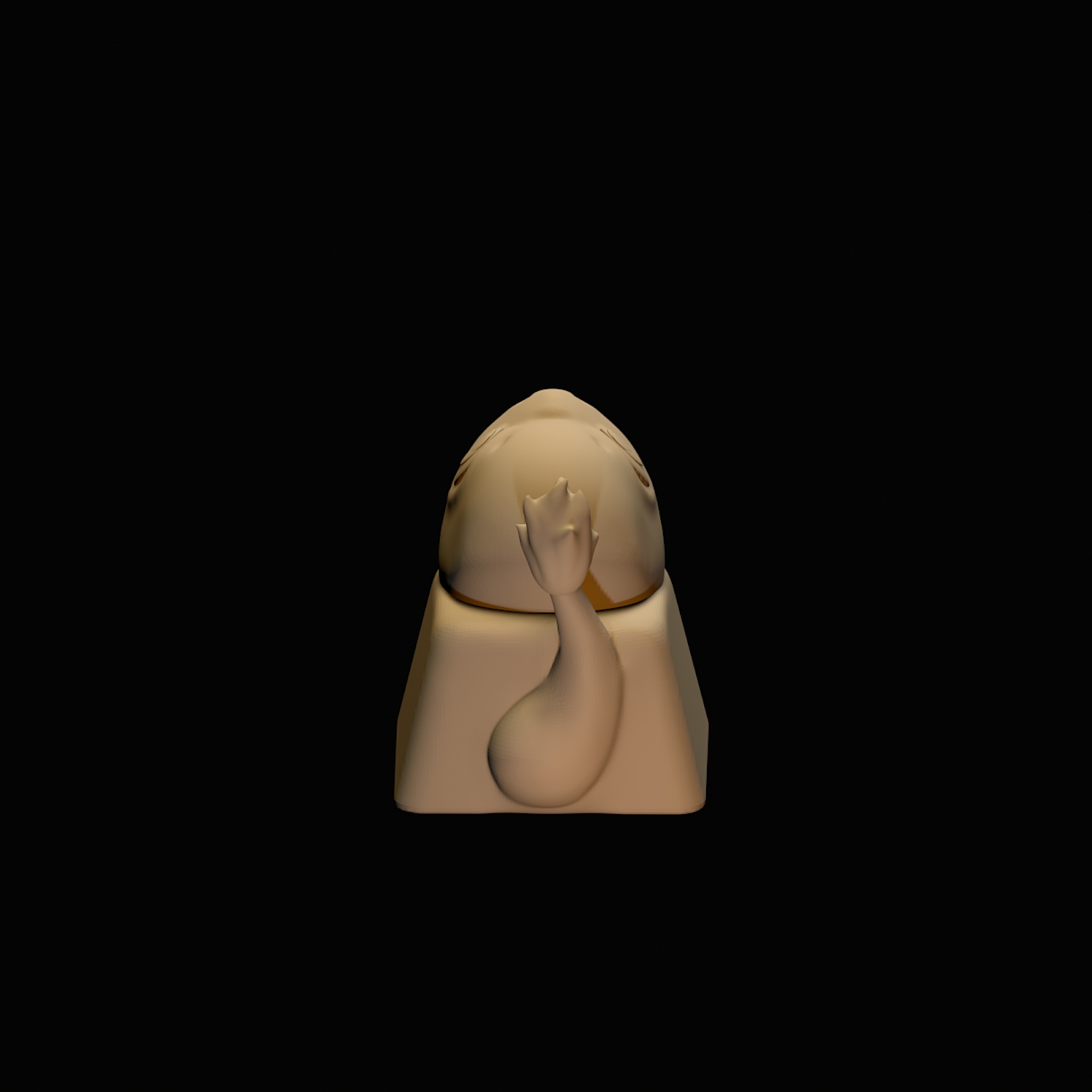 Miniatura 9 do modelo 3D CHARMANDER KEYCAP Nº0004