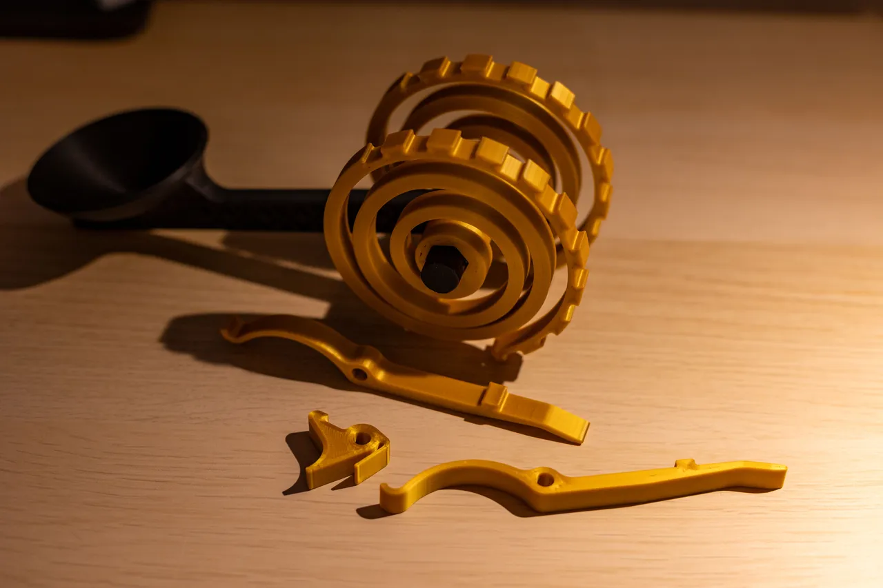 Torsion Spring Catapult with Adjustable Force by