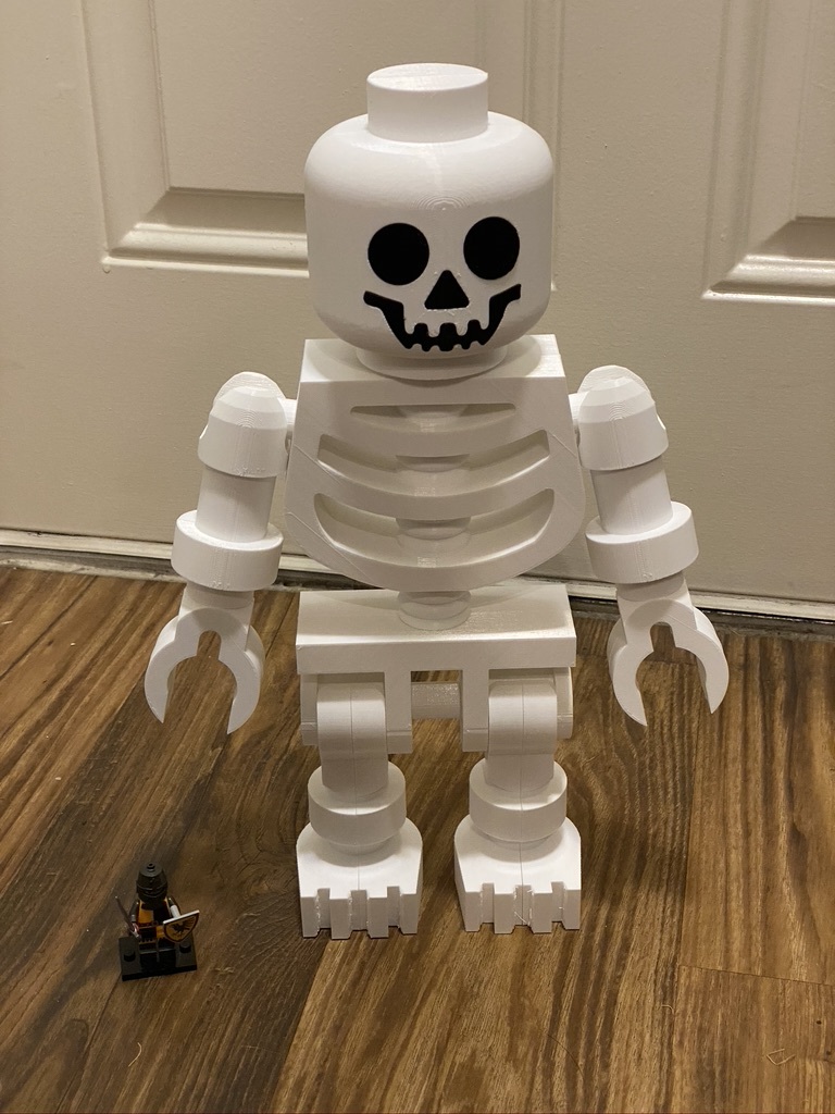 Giant Lego Skeleton (Face & Arm Improvements) by DDRBoxman | Download ...