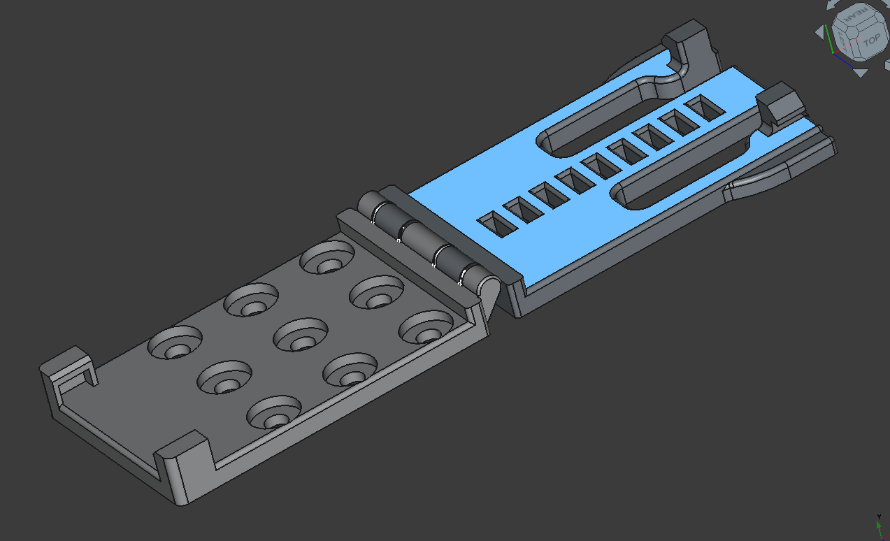 HEK-LOK Universal Print-in-Place Clamping Belt Attachment System (Looser Tolerances) — miniatura 2