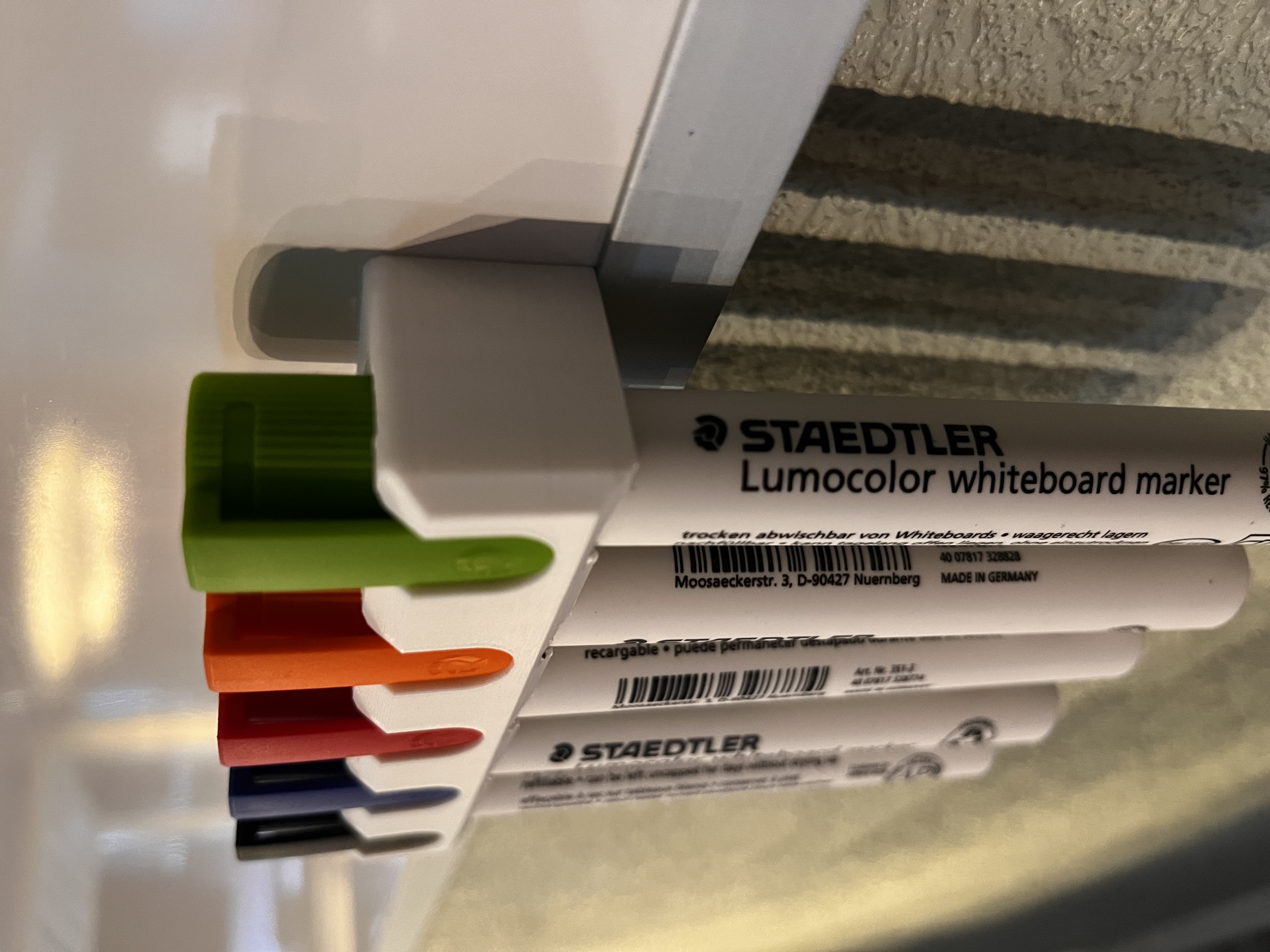 Magnetic Whiteboard Marker Holder for Staedler Lumocolor