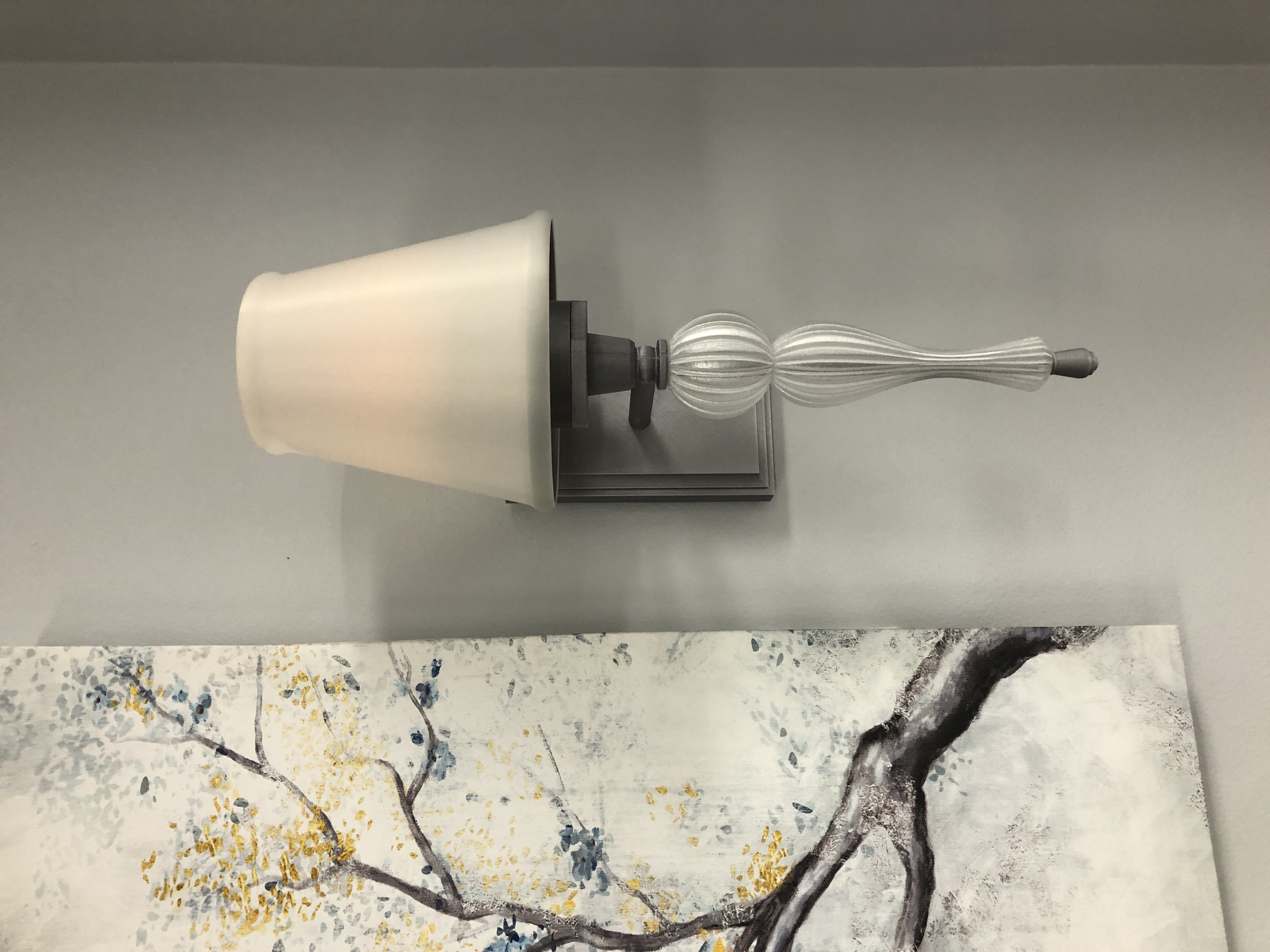 LED Tealight "Crystal" Sconce